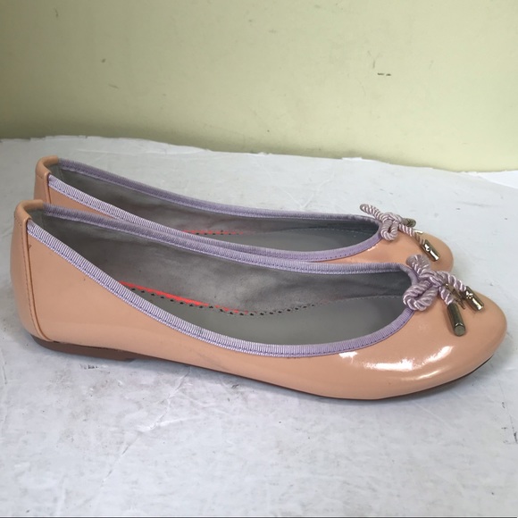 SAM EDELMAN NEW Ava Patent Leather Ballet Flats Shoes Bow Star Melba Comfy Boho - Picture 2 of 11